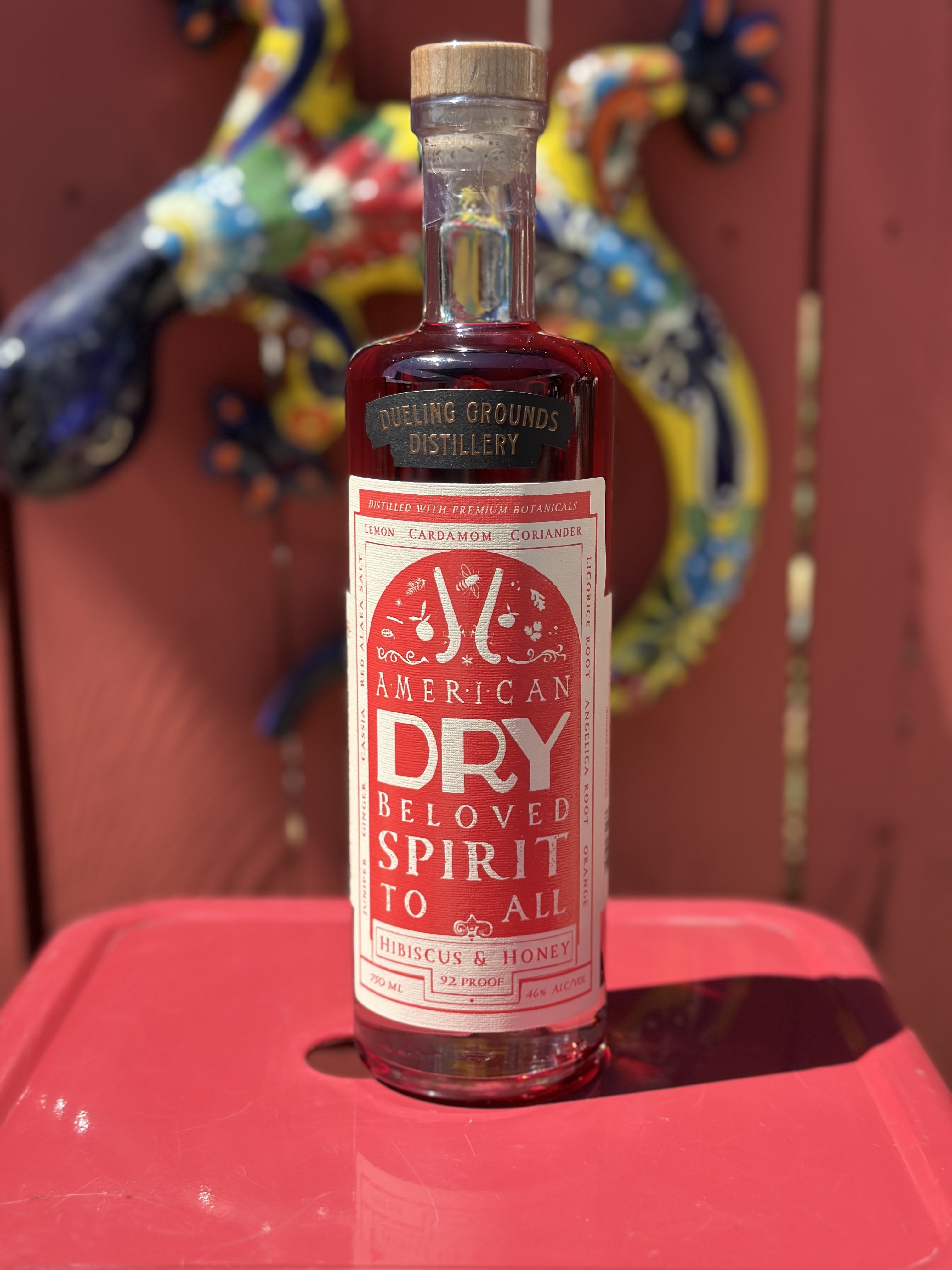 American Dry Gin With Flavor Added Hibiscus & Honey